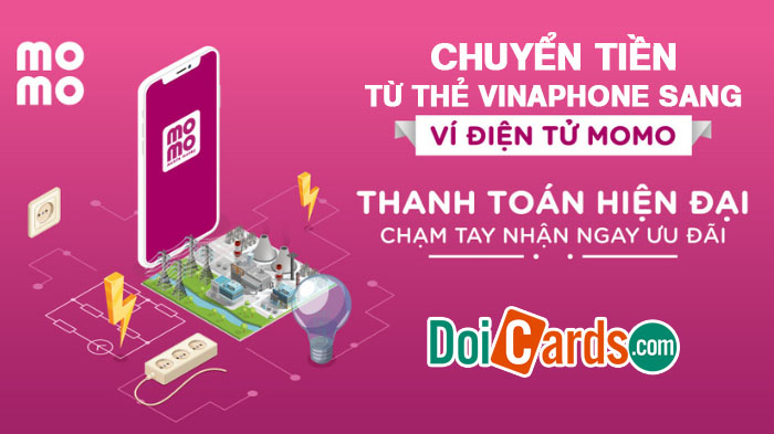 Chuyển tiền từ thẻ vinaphone sang ví momo