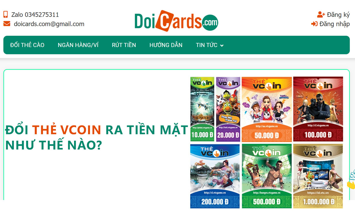 Cách đổi thẻ Vcoin sang thẻ Gate 100% thành công - Ảnh 2
